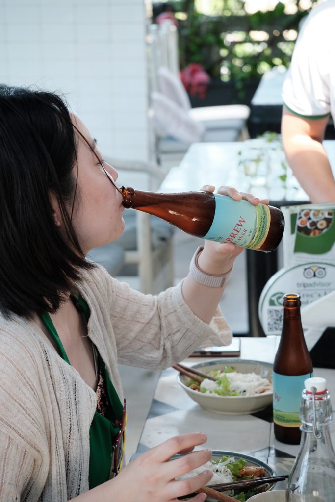Number 01st local beer Phu Quoc at Troc's kitchen . The best experience . https://trocskitchenandcookingclass.com