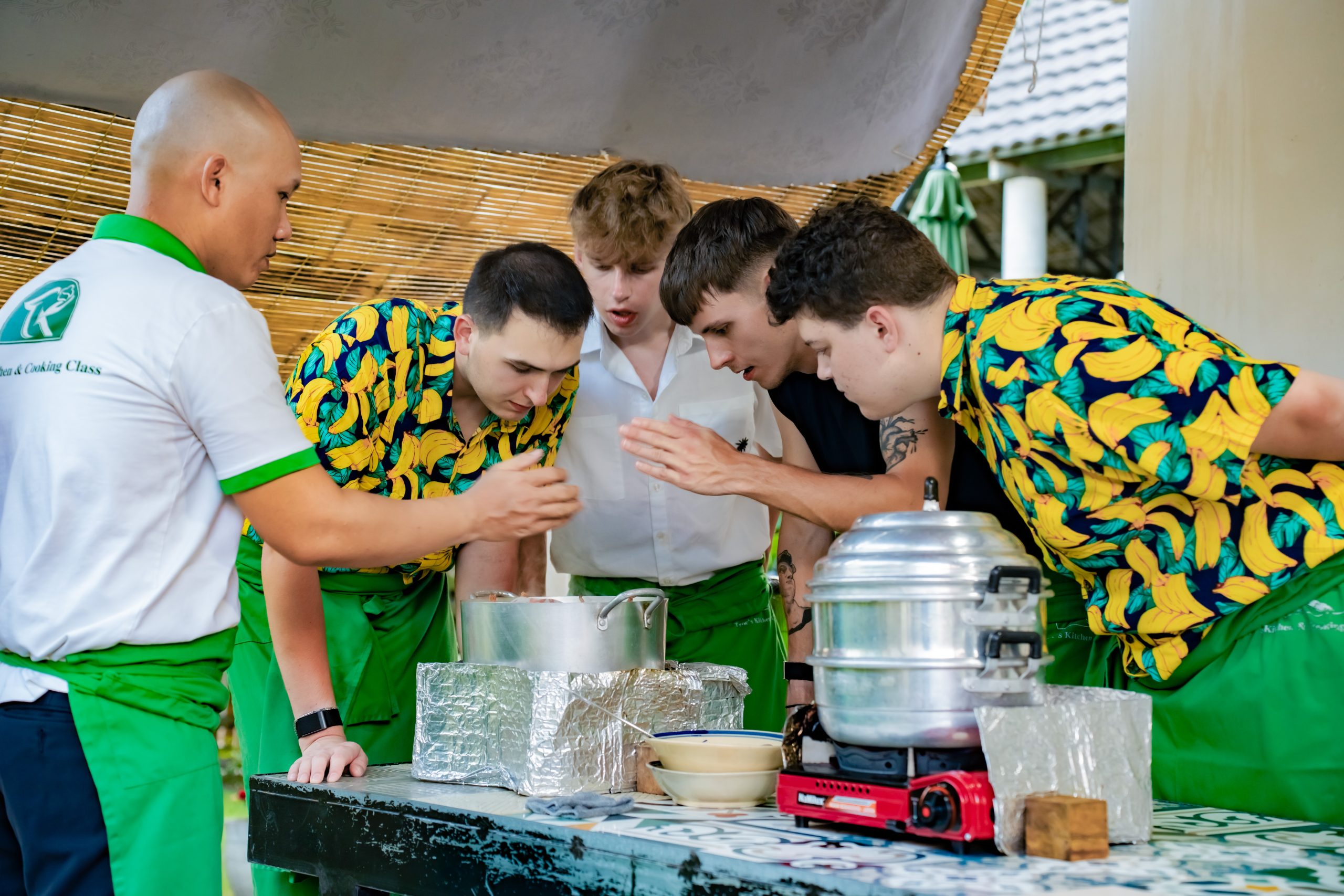 The Vietnamese Pho cooking class in Phu Quoc top 1 special morning session of Troc's Kitchen . https://trocskitchenandcookingclass.com