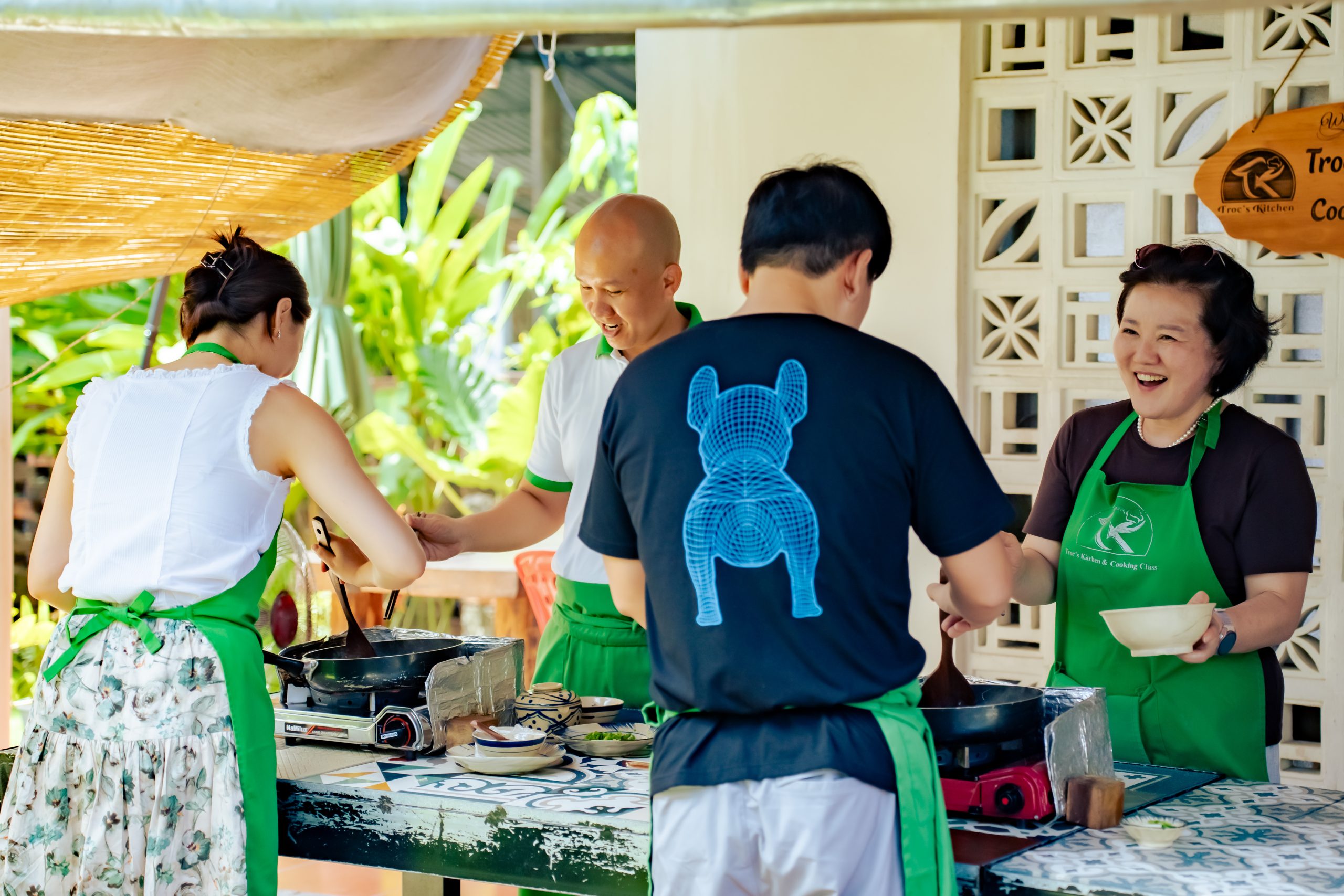 The Vietnamese Pho cooking class in Phu Quoc top 1 special morning session of Troc's Kitchen . https://trocskitchenandcookingclass.com